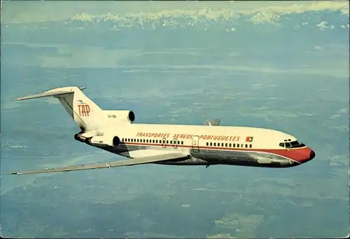 Ak Boeing 727, TAP, Portugiesisches Passagierflugzeug