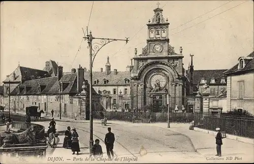 Ak Dijon Côte d'Or, Porte de la Chapelle de l'Hopital