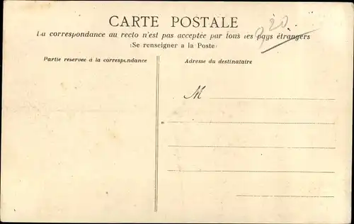 Ak Rennes Ille et Vilaine, Incendie de l'Hospice La Piletière 1906, Asile des Vieillards