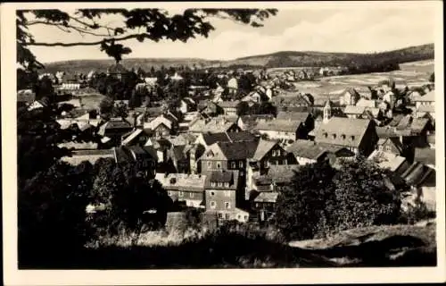 Ak Schmiedefeld am Rennsteig Suhl Thüringen, Blick auf den Ort