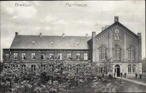 Ak Breklum in Nordfriesland, Blick auf das Martineum, Predigerseminar, Brüderanstalt