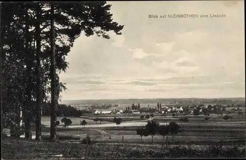 Ak Kleinbothen Großbothen Grimma in Sachsen, Blick auf den Ort vom Lindicht aus