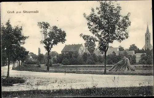 Ak Sitzenroda Schildau in Sachsen, Blick auf den Ort