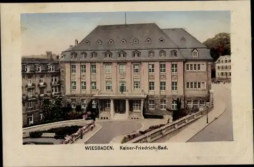 Ak Wiesbaden in Hessen, Kaiser Friedrich Bad