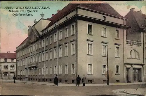 Ak Kaiserslautern in der Pfalz, Maison des Officiers, Offizierenhaus