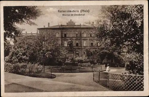 Ak Kaiserslautern in der Pfalz, Bismarck-Denkmal