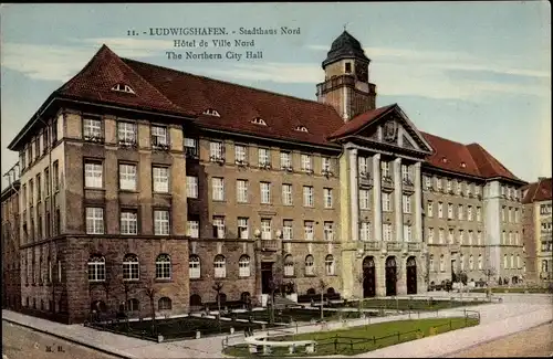 Ak Ludwigshafen am Rhein, Stadthaus Nord, Hotel de Ville