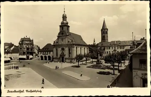 Ak Frankenthal in der Pfalz, Rathausplatz