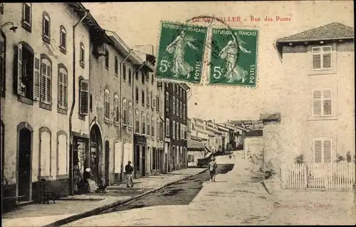Ak Gerbeviller Meurthe et Moselle, Rue des Ponts