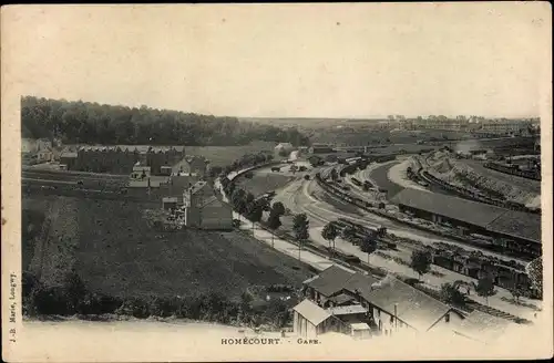 Ak Homecourt Meurthe et Moselle, Bahnhof