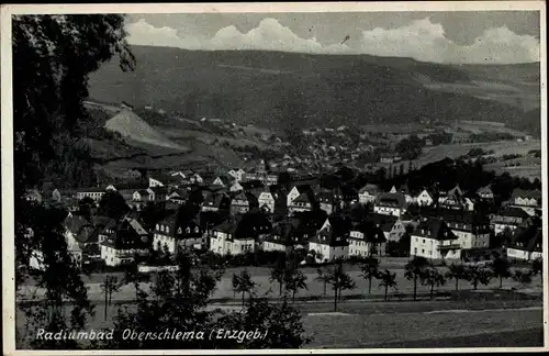 Ak Oberschlema Bad Schlema im Erzgebirge, Gesamtansicht