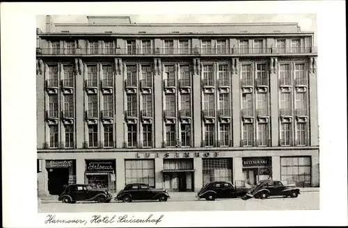 Ak Hannover, Hotel Luisenhof, Friseur, Gaststätten