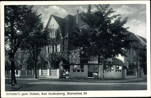 Ak Bad Godesberg Bonn am Rhein, Schlüters gute Stuben, Rheinallee 34