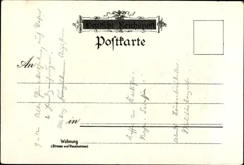 Litho München Bayern, Isartor, Mariensäule, Rathaus