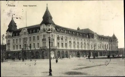 Ak Hamburg Altona, Hotel Kaiserhof