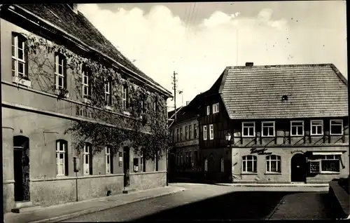 Ak Osterburg in der Altmark in Sachsen Anhalt, Rathaus mit Ratskeller