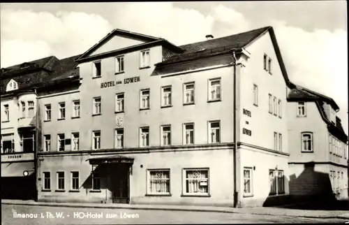 Ak Ilmenau in Thüringen, HO Hotel zum Löwen