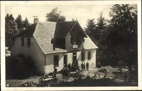 Ak Schmiedefeld am Rennsteig Thüringen, Ferienheim und Jugendherberge Stutenhaus am Adlersberg