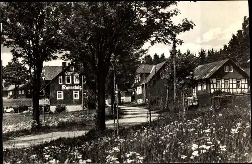 Ak Friedrichshöhe Eisfeld in Thüringen, Gasthof zum Rennsteig