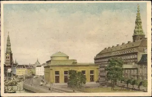 Ak København Kopenhagen Dänemark, Thorvaldsens Museum