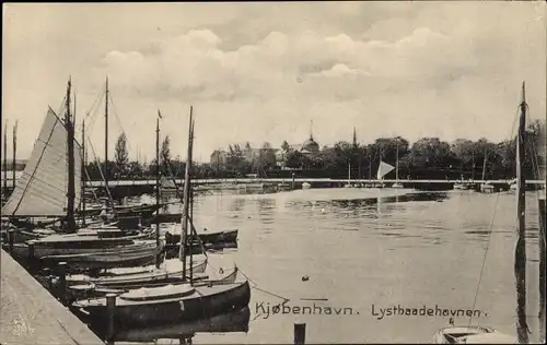 Ak København Kopenhagen Dänemark, Lystbaadehavnen