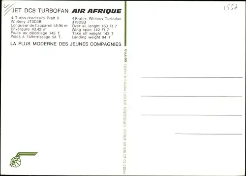 Ak Passagierflugzeug, Air Afrique, Douglas DC 8 Turbofan