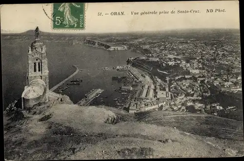 Ak Oran Algerien, Gesamtansicht