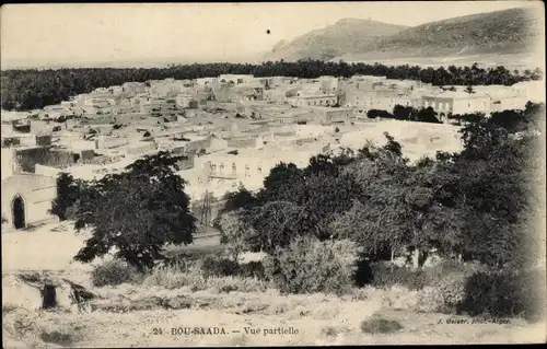 Ak Bou Saada Algerien, Teilansicht