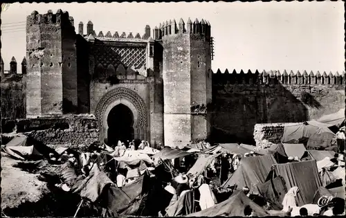 Ak Fès Fez Marokko, La Porte de la Casbah