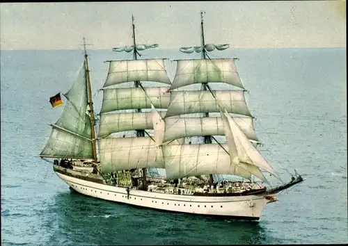 Ak Segelschulschiff Gorch Fock der Bundeswehr, Bundesmarine