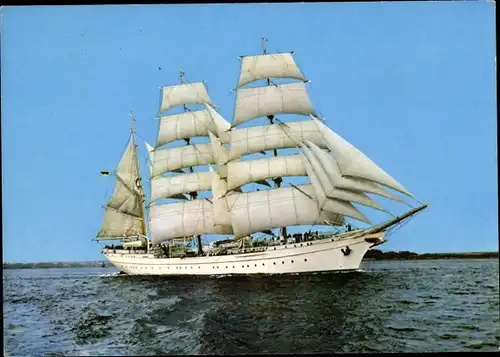 Ak Segelschulschiff Gorch Fock, Bark, Bundesmarine