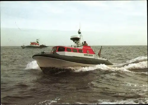 Ak Seenot Rettungsboot der 9m Klasse, Wilhelm Hübotter, Walter Müller, Fritz Behrens, DgzRS