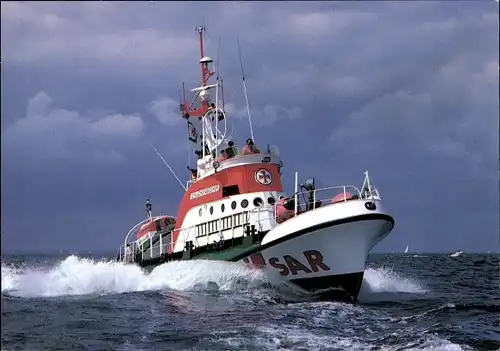 Ak Seenotkreuzer mit Tochterboot der 19m Klasse, Otto Schülke, DgzRS