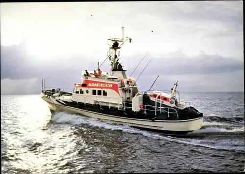 Ak Seenotkreuzer mit Tochterboot der 23 m Klasse, Fritz Behrens, DgzRS