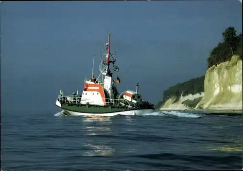 Ak Seenotkreuzer mit Tochterboot der 19 m Klasse, Otto Schülke, Kratschke, Lüken, DgzRS