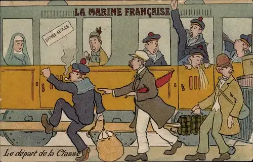 Ak La Marine Francaise, Le depart de la Classe