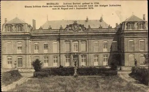 Ak Bazeilles Ardennes, Schloss Dorival