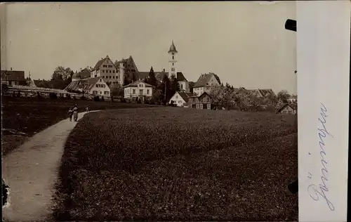 Foto Ak Aulendorf, Panorama vom Ort