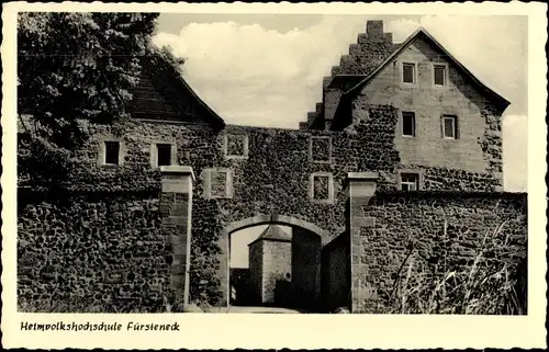 Ak Eiterfeld in Hessen, Burg Fürsteneck, Heimvolkshochschule