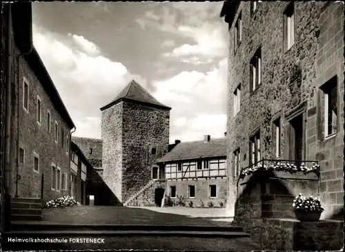 Ak Eiterfeld in Hessen, Burg Fürsteneck, Heimvolkshochschule