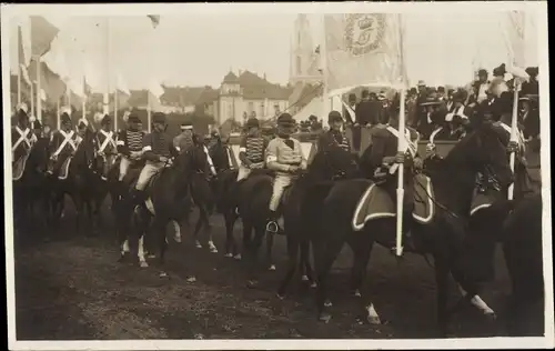 Foto Ak München Bayern, Oktoberfest 1910, Reiter