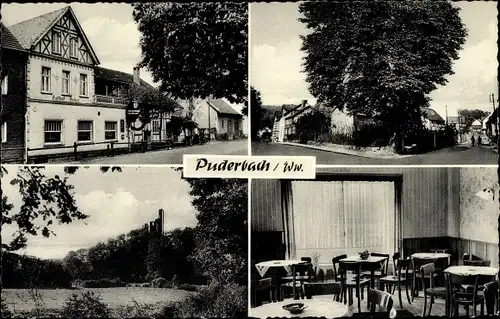 Ak Puderbach im Westerwald, Gasthof Geschwister Weber