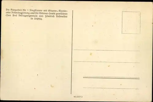 Lied Ak Günther, Anton, Erzgebirgische Mundart 47, Vergaß dei Hamit net