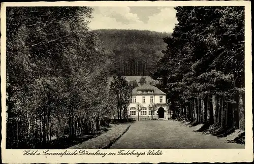 Ak Augustdorf, Hotel Dörenkrug in der Dörenschlucht, Inh. Aug. Habermann