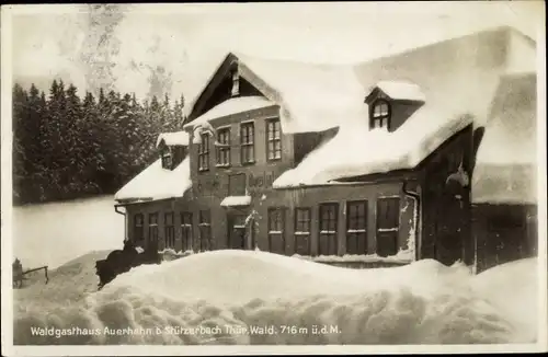 Ak Braunschweig, Berggasthaus zum Auerhahn, Winter