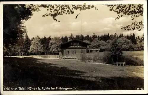 Ak Ruhla in Thüringen, Heinrich Thiel Hütte