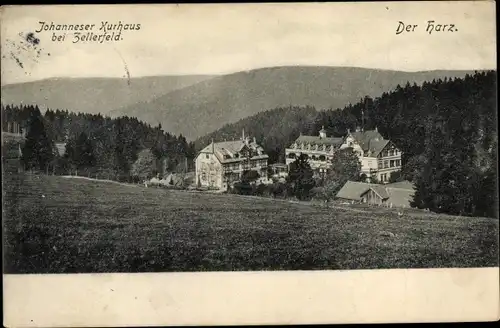 Ak Clausthal Zellerfeld im Oberharz, Johanneser Kurhaus
