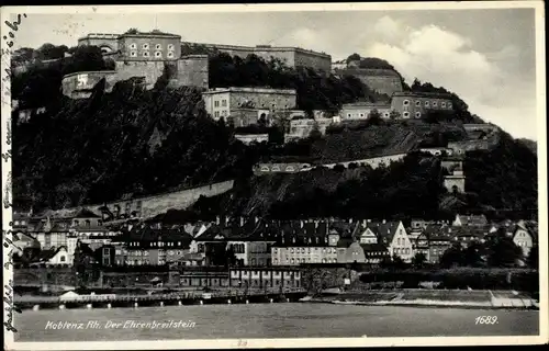 Ak Koblenz am Rhein, Der Ehrenbreitstein