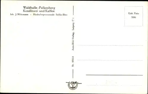 Ak Seebad Binz auf Rügen, Jagdschloss