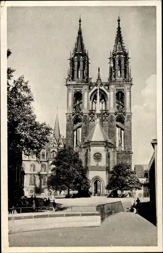 Ak Meißen an der Elbe, Domtürme